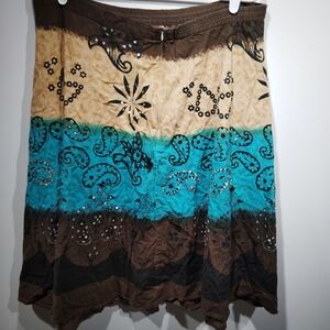 Club z collection boho skirt
